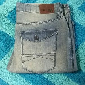 Express Slim Straight Jeans 34x32